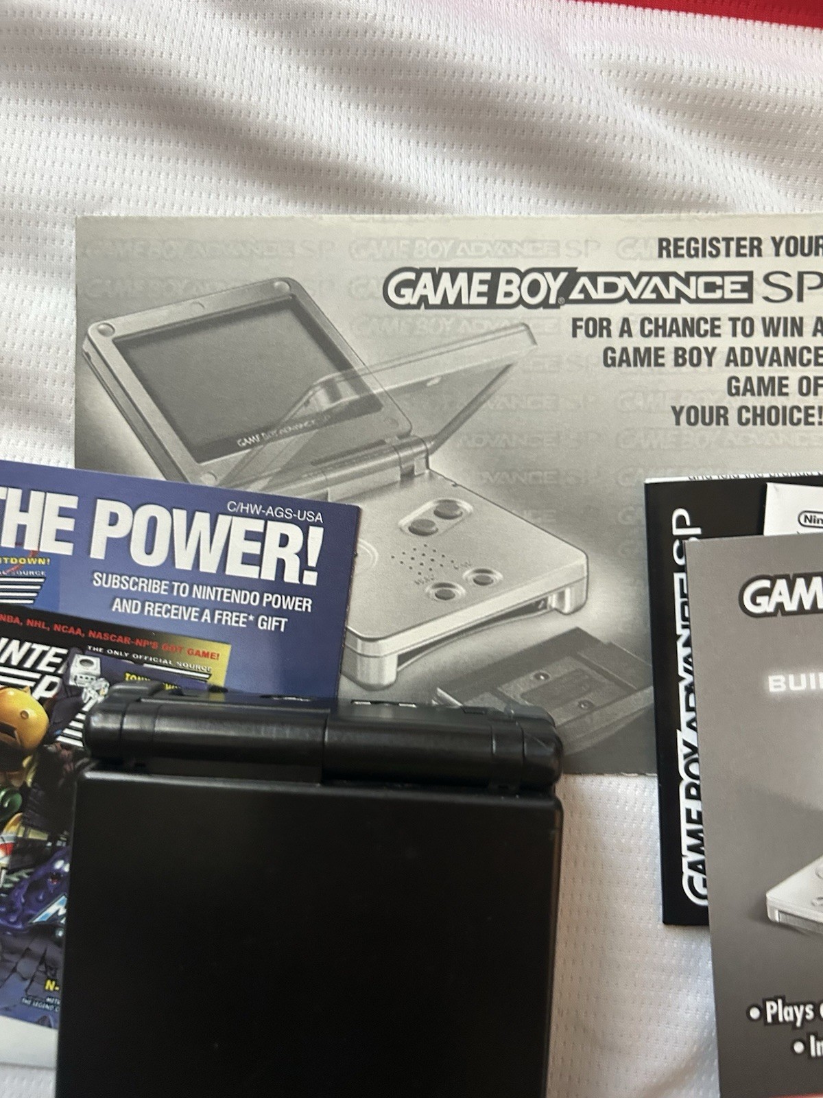 Nintendo GameBoy Advance SP Onyx Black Handheld Game System CIB W/ Manuals