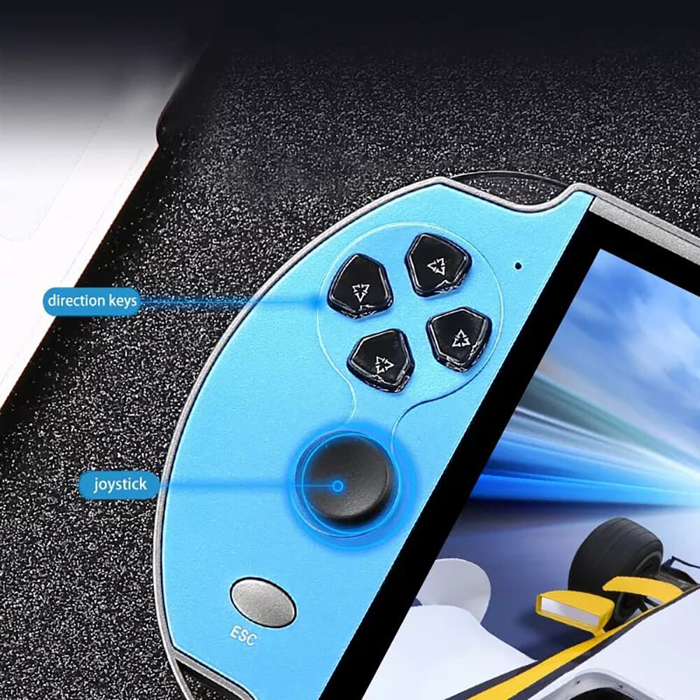 Retro Handheld Games Player X12 Plus Built-in 10000games Portable 7” e-book VX