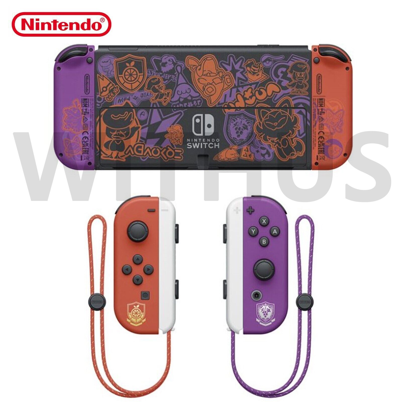 Nintendo Switch OLED Model Pokemon Scarlet Violet Edition Console New