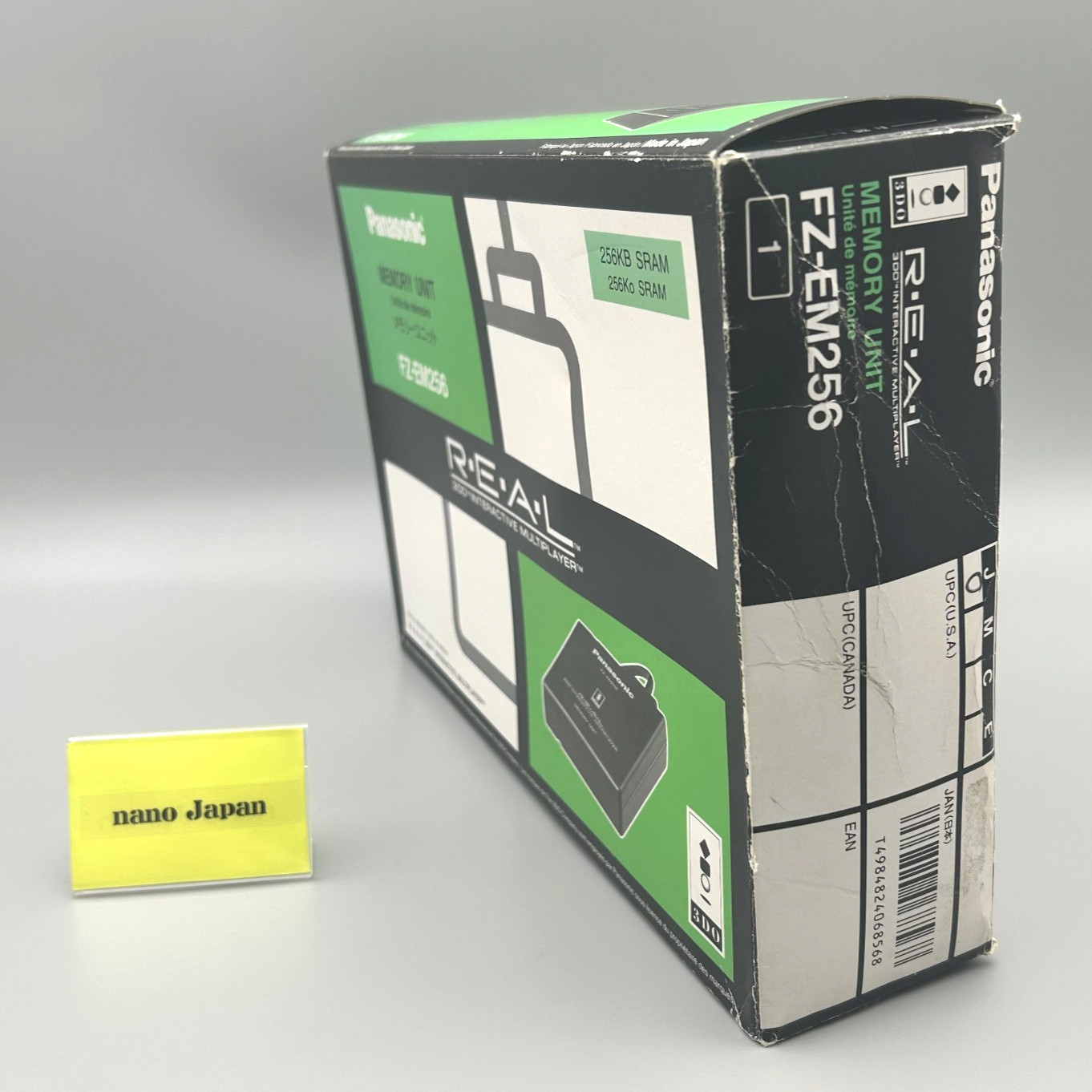 Panasonic 3DO FZ-EM256 REAL Memory Unit 256KB SRAM External Storage Boxed Japan
