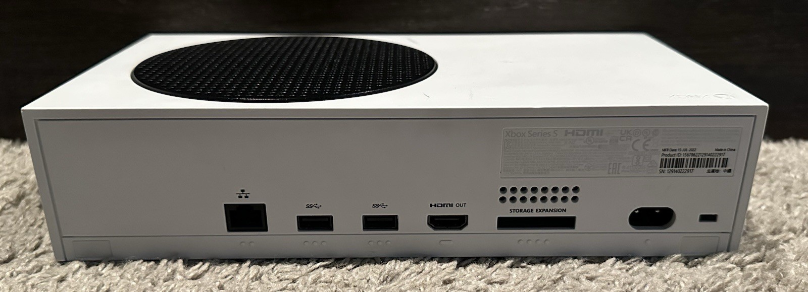 Microsoft Xbox Series S 512GB White With 2 Controllers, All Cables & Box