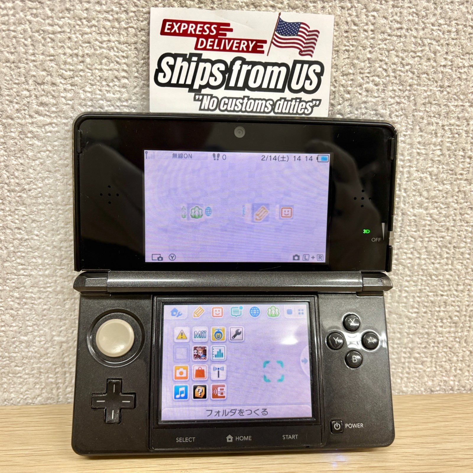 Nintendo 3DS / 3DS XL LL Region Free Console Used RANK A/B U.S Shipping F/S