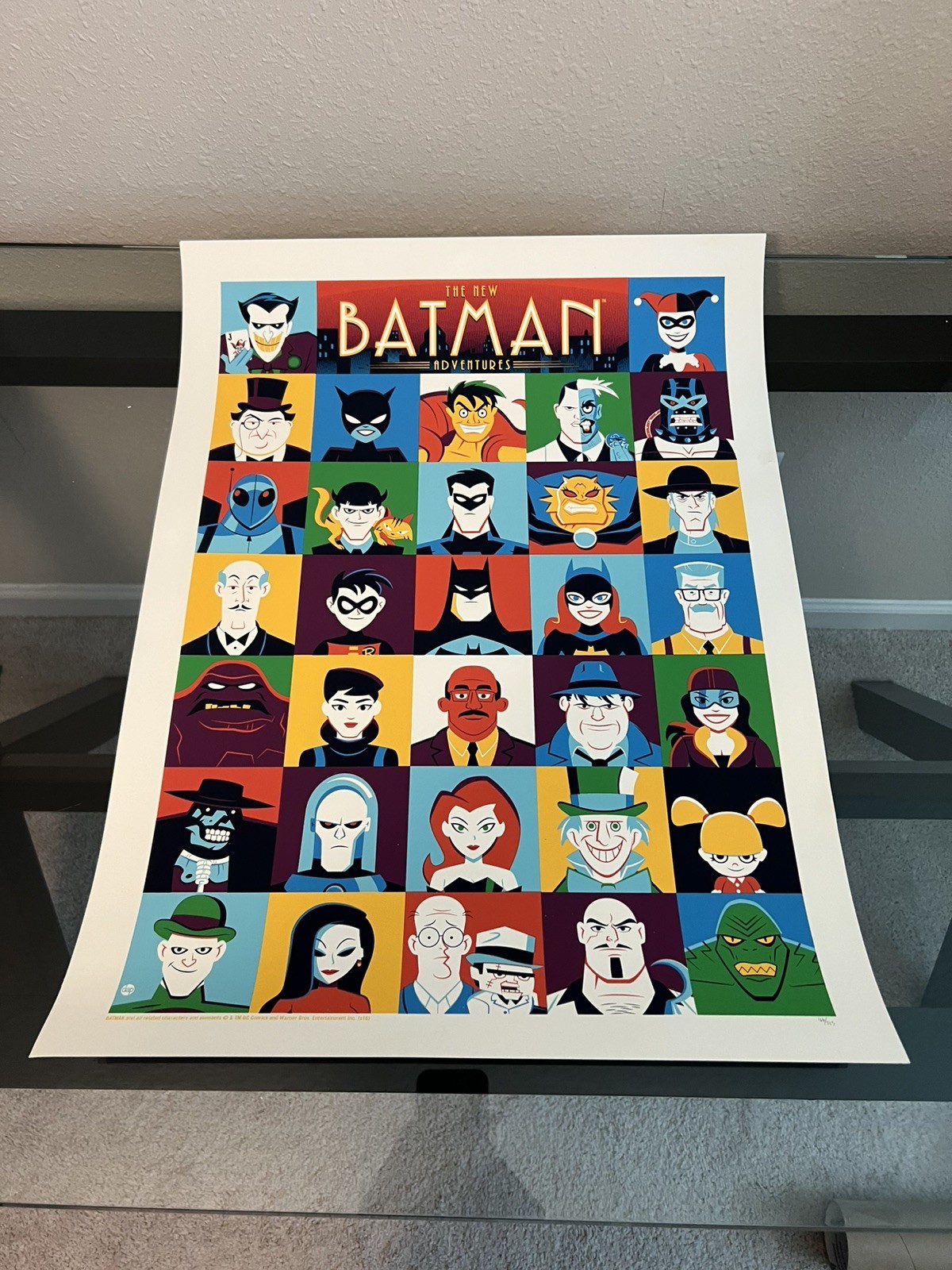 The New Batman Adventures Poster Dave Perillo Mondo Art Print 166/225