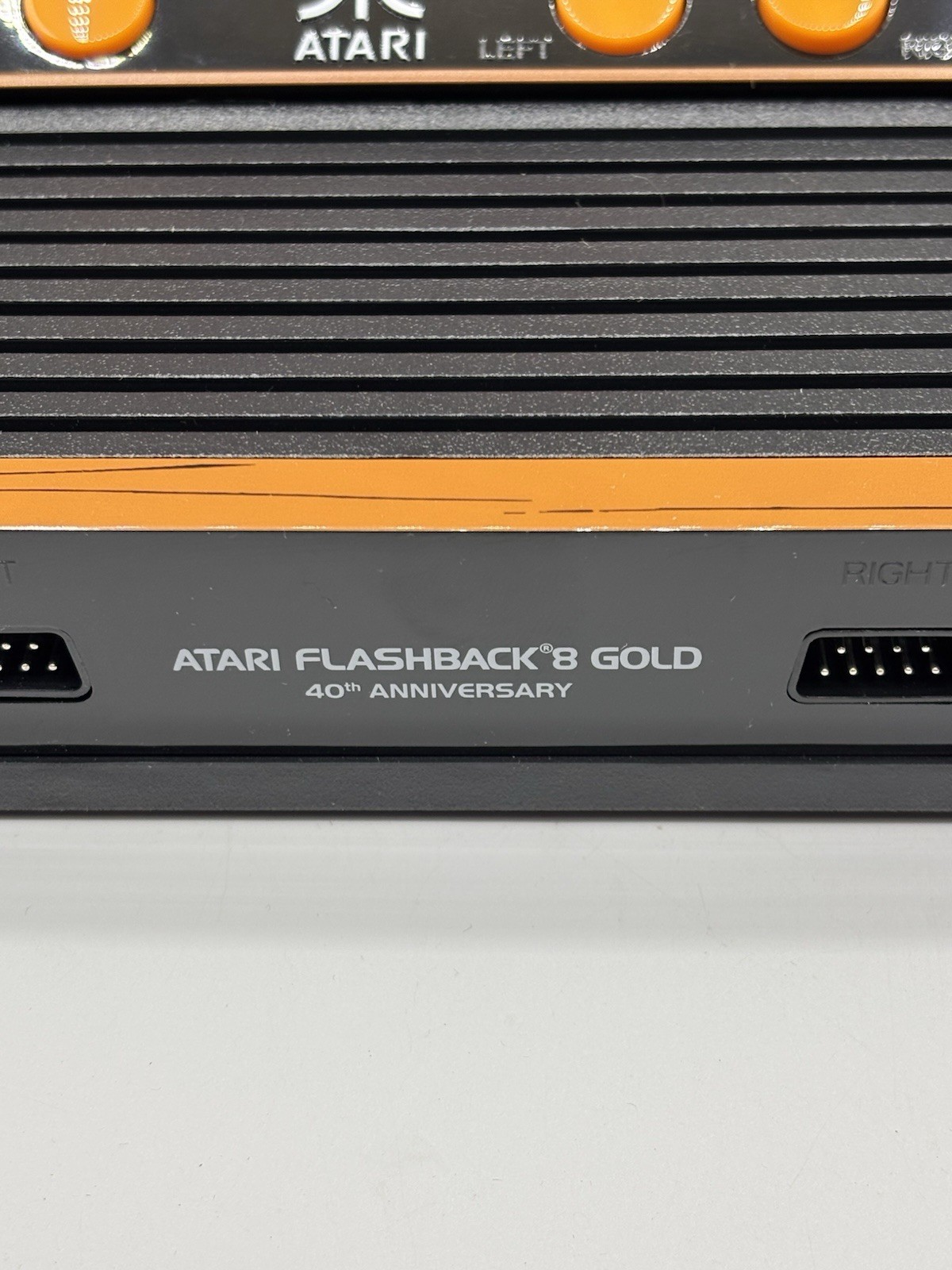 Atari Flashback 8 GOLD 40th HD 120 Games 2 Joysticks, Power Adapter, HDMI Tested
