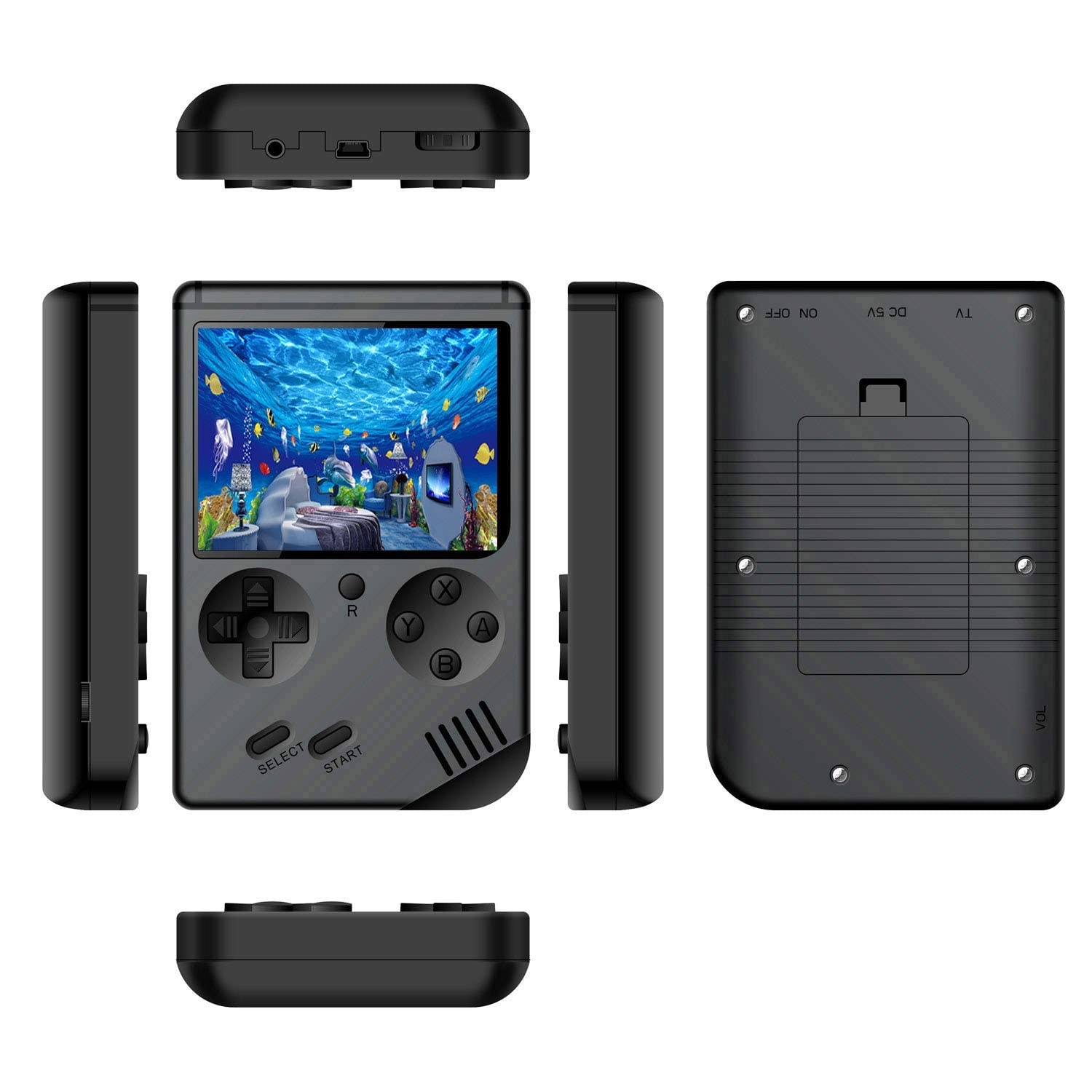 Retro Handheld Games Console for Kids/Adults, 168 Classic 8 Bit Games 3 inch …