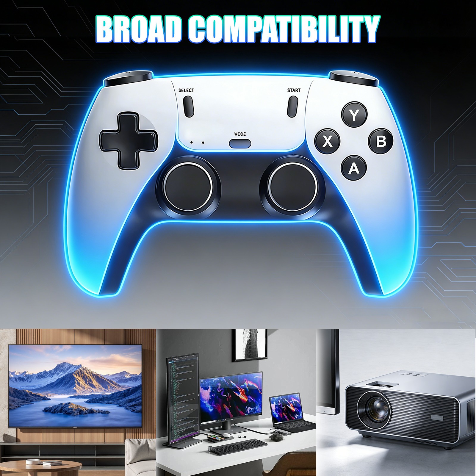 Retro Game Console 40000+ Games 4K HDMI Output w/ 2 Wireless Controllers &128GB~