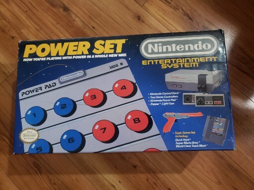 Nintendo Entertainment System NES Power Set Power Pad READ!
