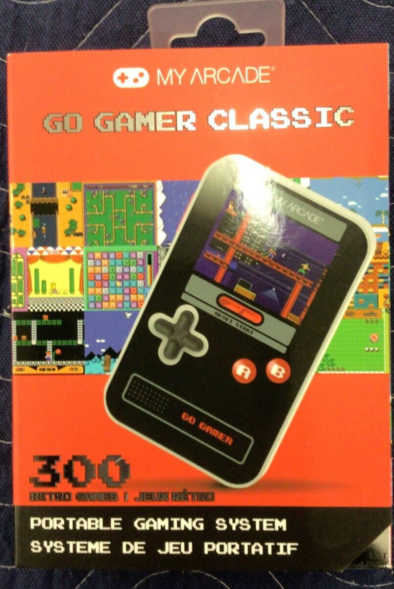 MY ARCADE DGUN-3909 Go Gamer Classic 300-in-1 Handheld Video Game System…