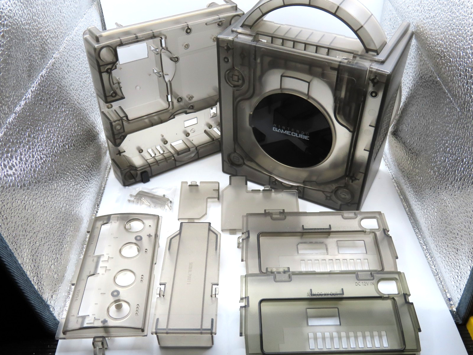 Replacement Nintendo GameCube Transparent Smoke Shell Housing DOL001 or DOL101