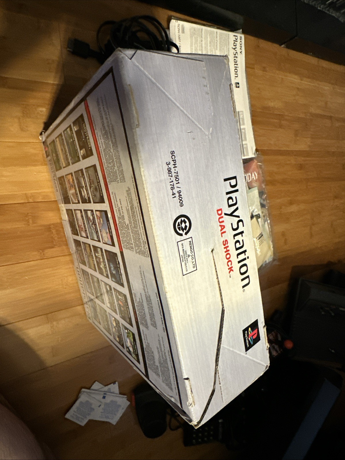 Sony PlayStation 1 PS1 Gray Console Gaming System SCPH-7001 Complete CIB
