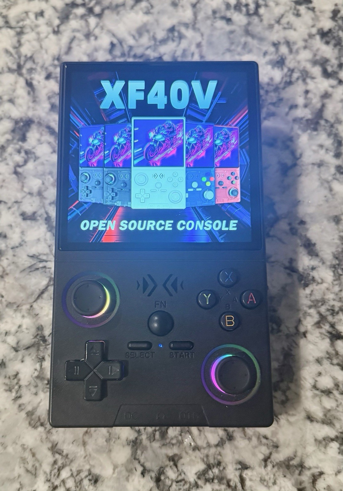 Game Console Handheld Model XF40V 4.0inch Mysterious Black 64G WiFi 720 Wireless