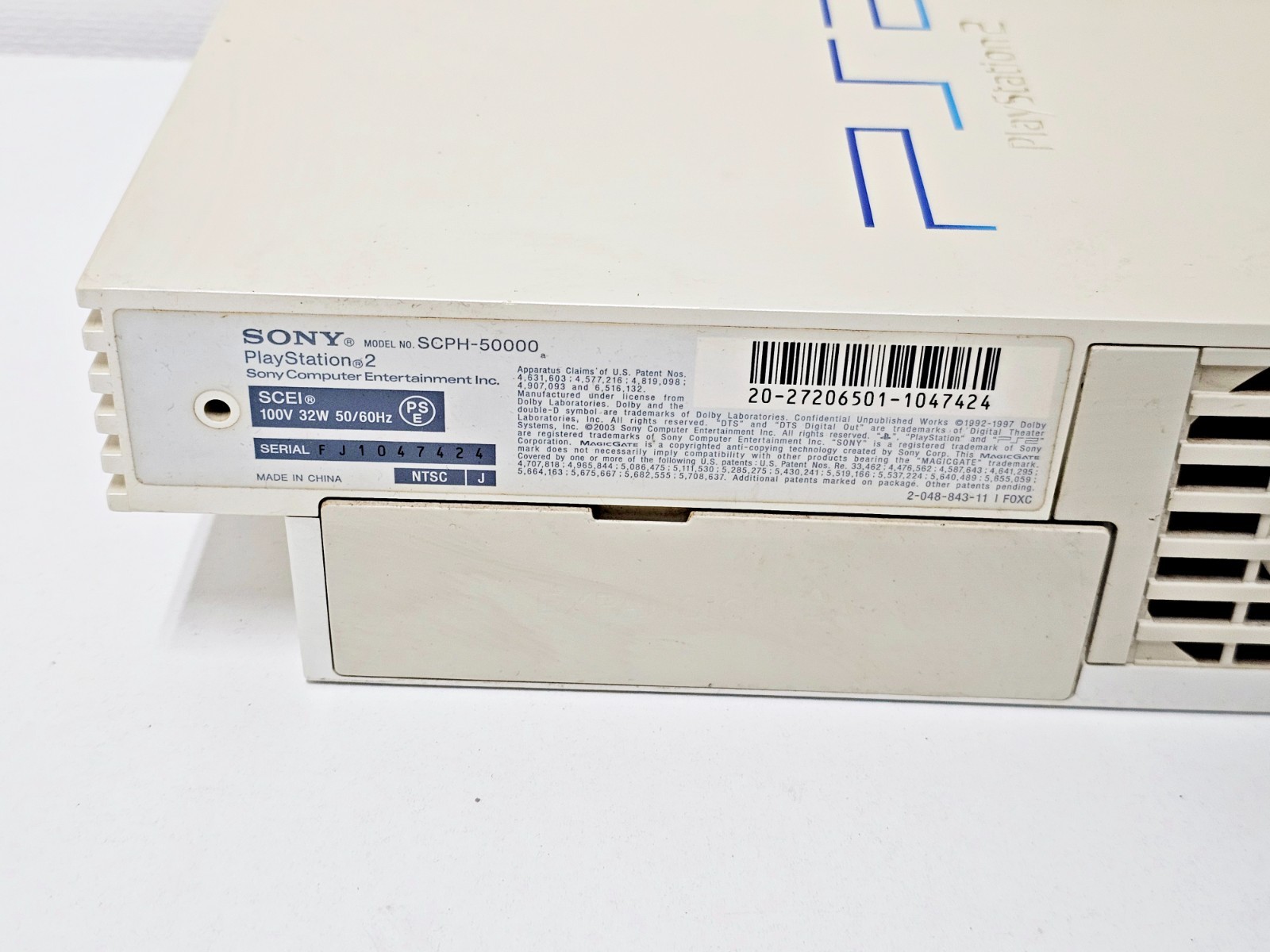 Sony Playstation 2 Console Pearl White SCPH-50000 424 Japan DHL 1 week to USA