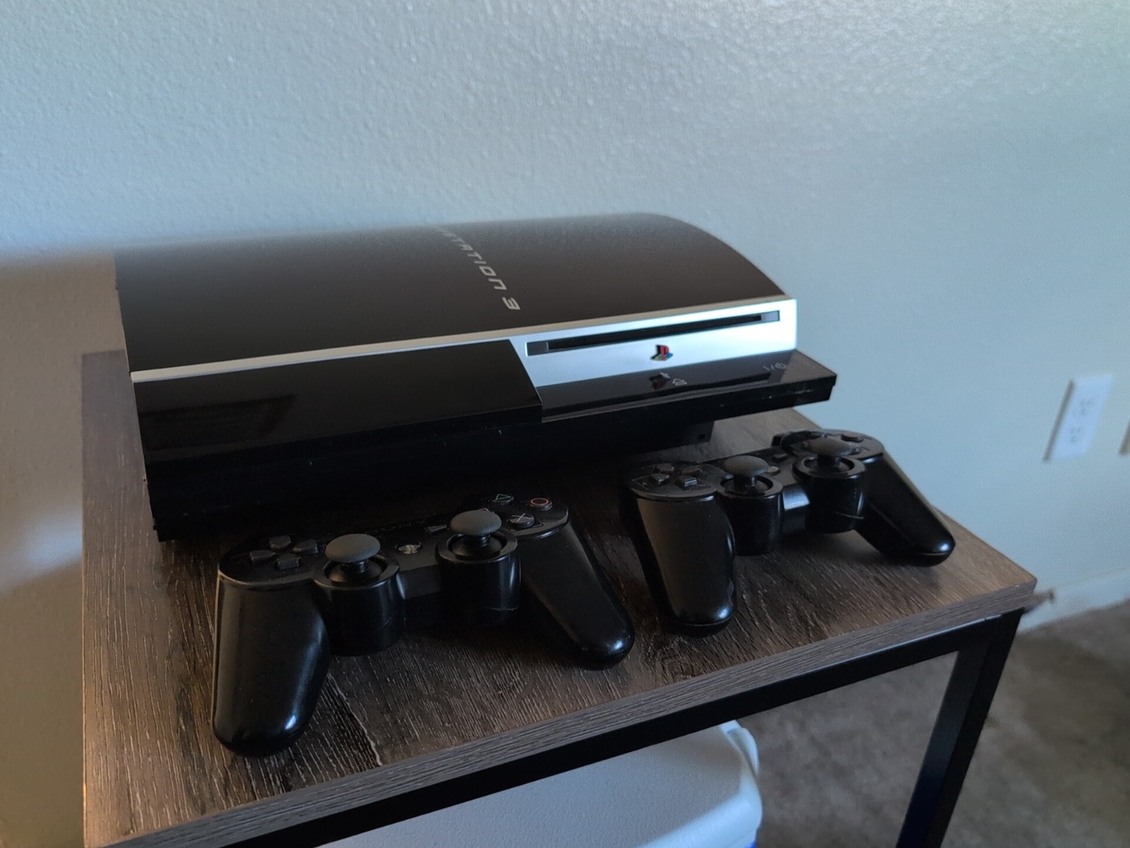 PS3 CHECHK01 80GB. Tested Cleaned, Original Parts. W/ 2 Controllers. Not BC.