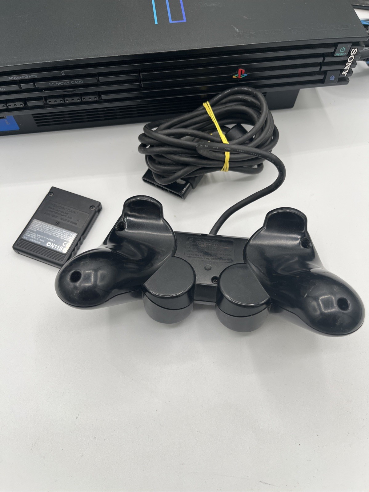 PlayStation 2 PS2 Fat Console Bundle SCPH-39001 – Network Adapter 5 Games & 🎮
