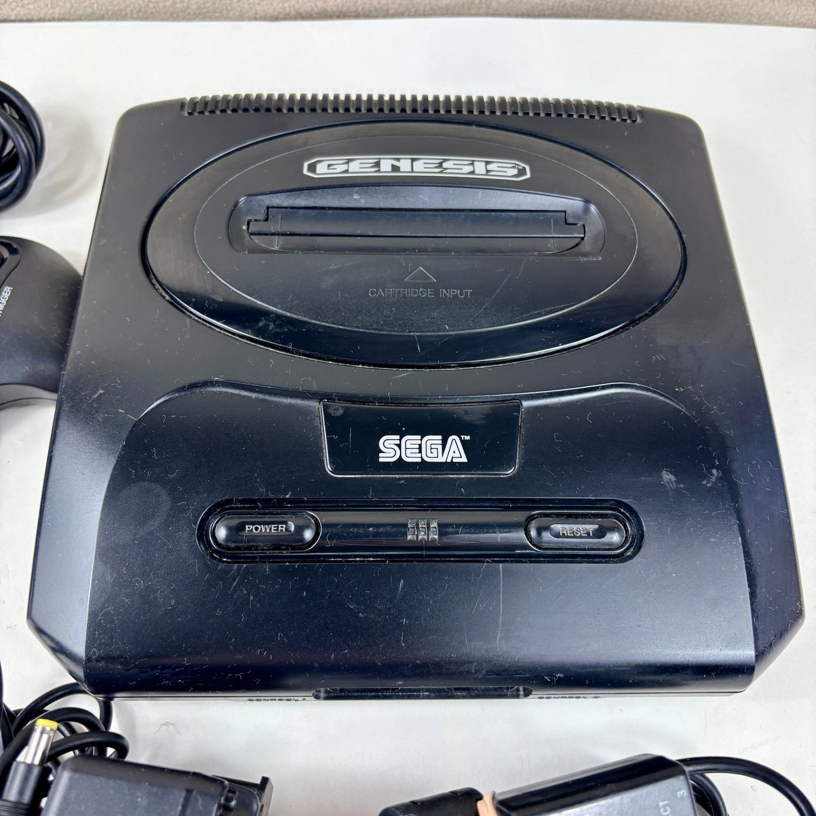 Sega Genesis Model 2 MK-1631 Console OEM RF Unit Controller Power Adaptor