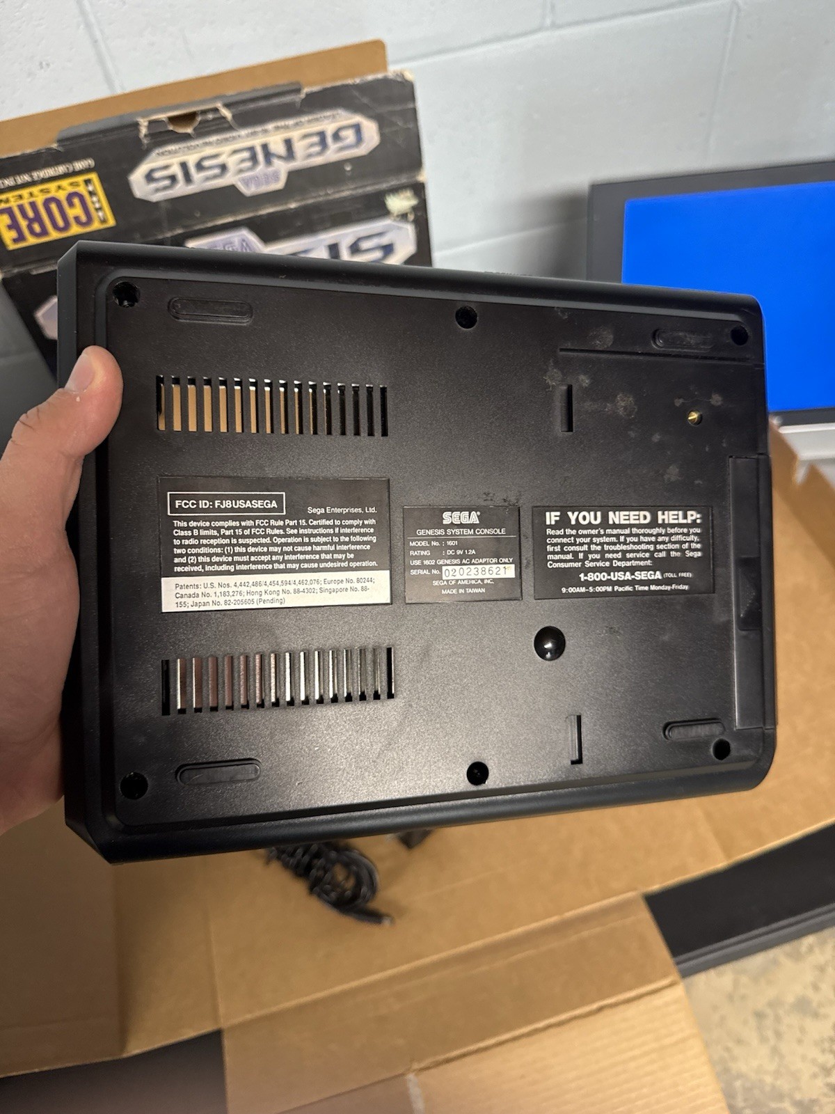 Original SEGA GENESIS Console model 1 core System with box FREE SHIPPING