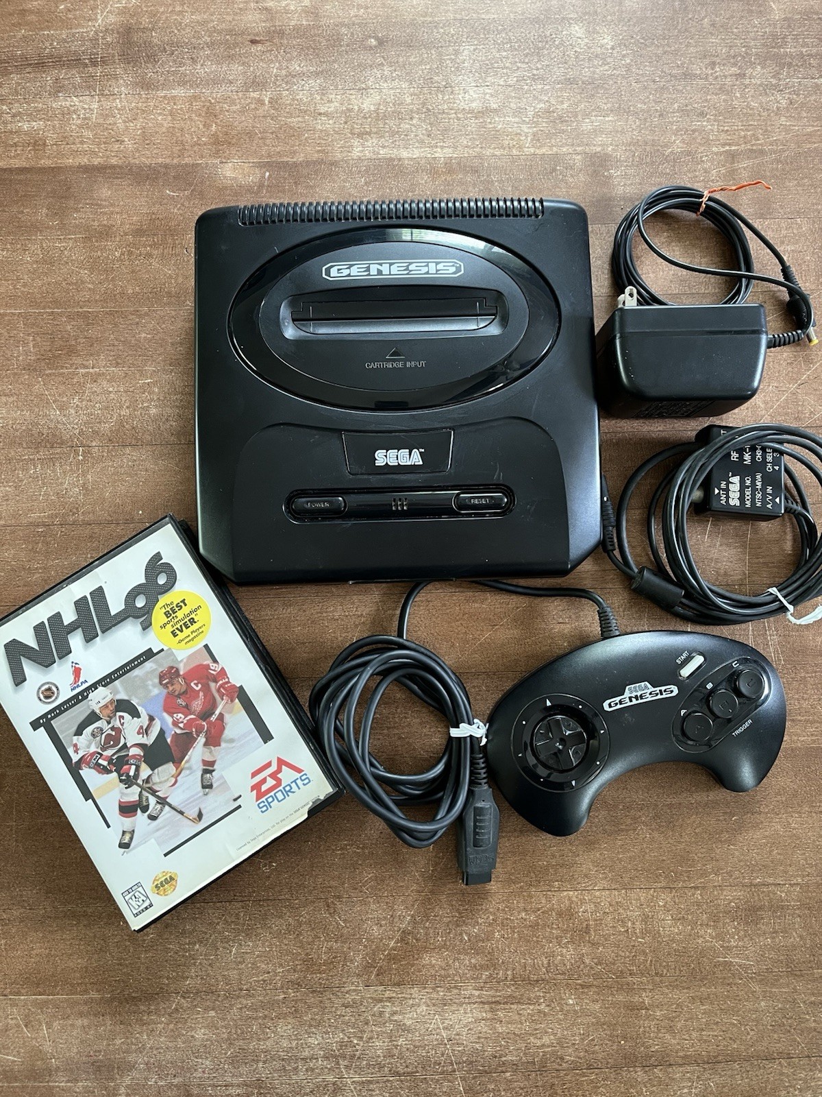 SEGA Genesis II 16-bit MK-1631 Console, Tested, OEM With Cables and Controller