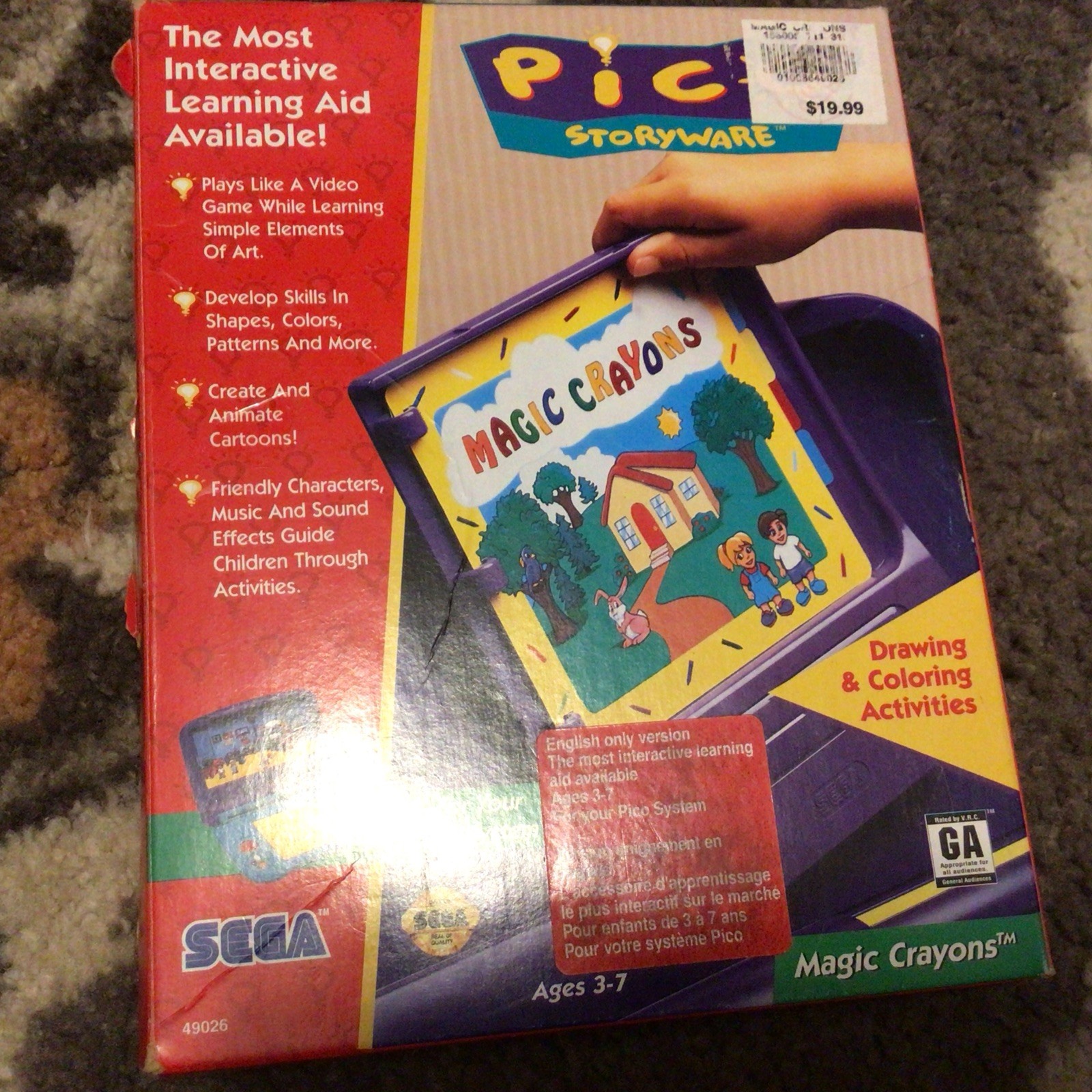 Sega Pico Learning System 5 Games