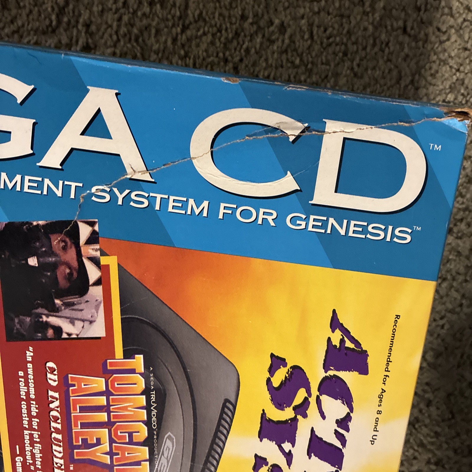 Sega CD Action System Sega Console – Tomcat Alley Bundle – Model 2 Boxed *READ*