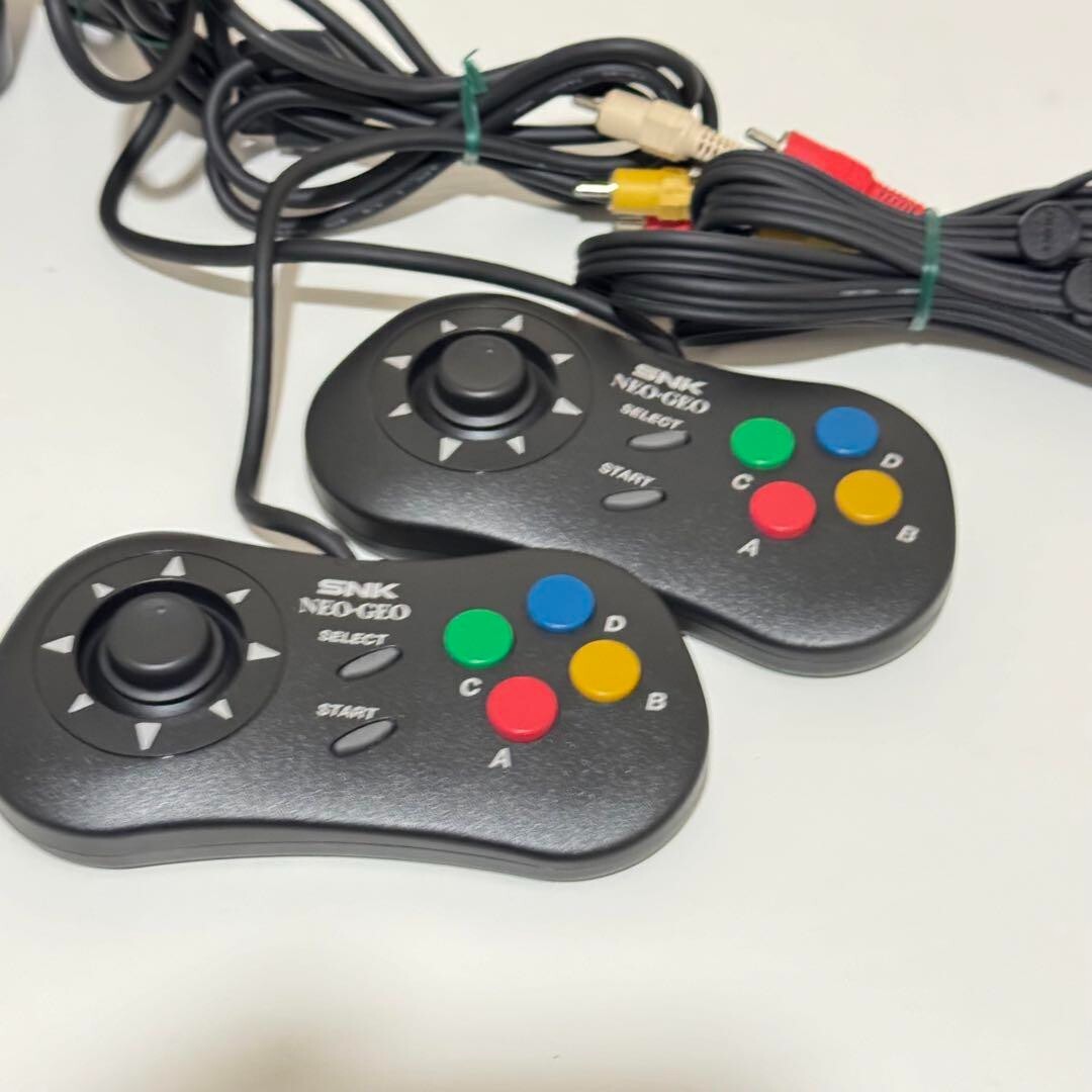 SNK Neo Geo CD Front Loading Console Black With Box Tested Used / Good Condition
