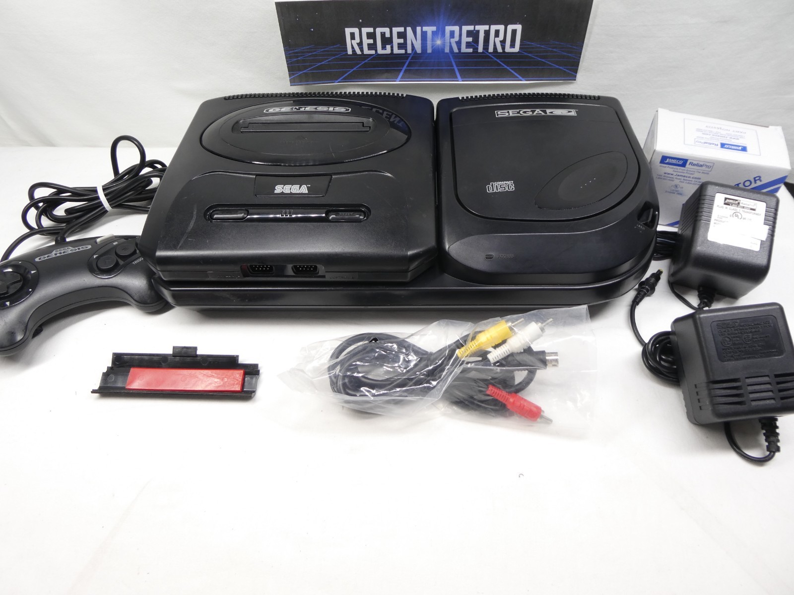 Sega CD Video Game System Console with Sega Genesis Seller reconditioned