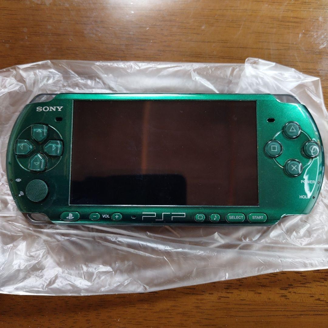 Sony PSP-3000 Console Green Rare Color Region free Tested