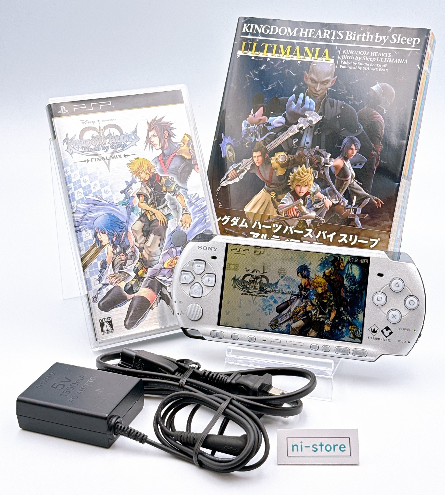 Sony PSP-3000 Console Kingdom Hearts Limited Region Free w/etc. – Excellent