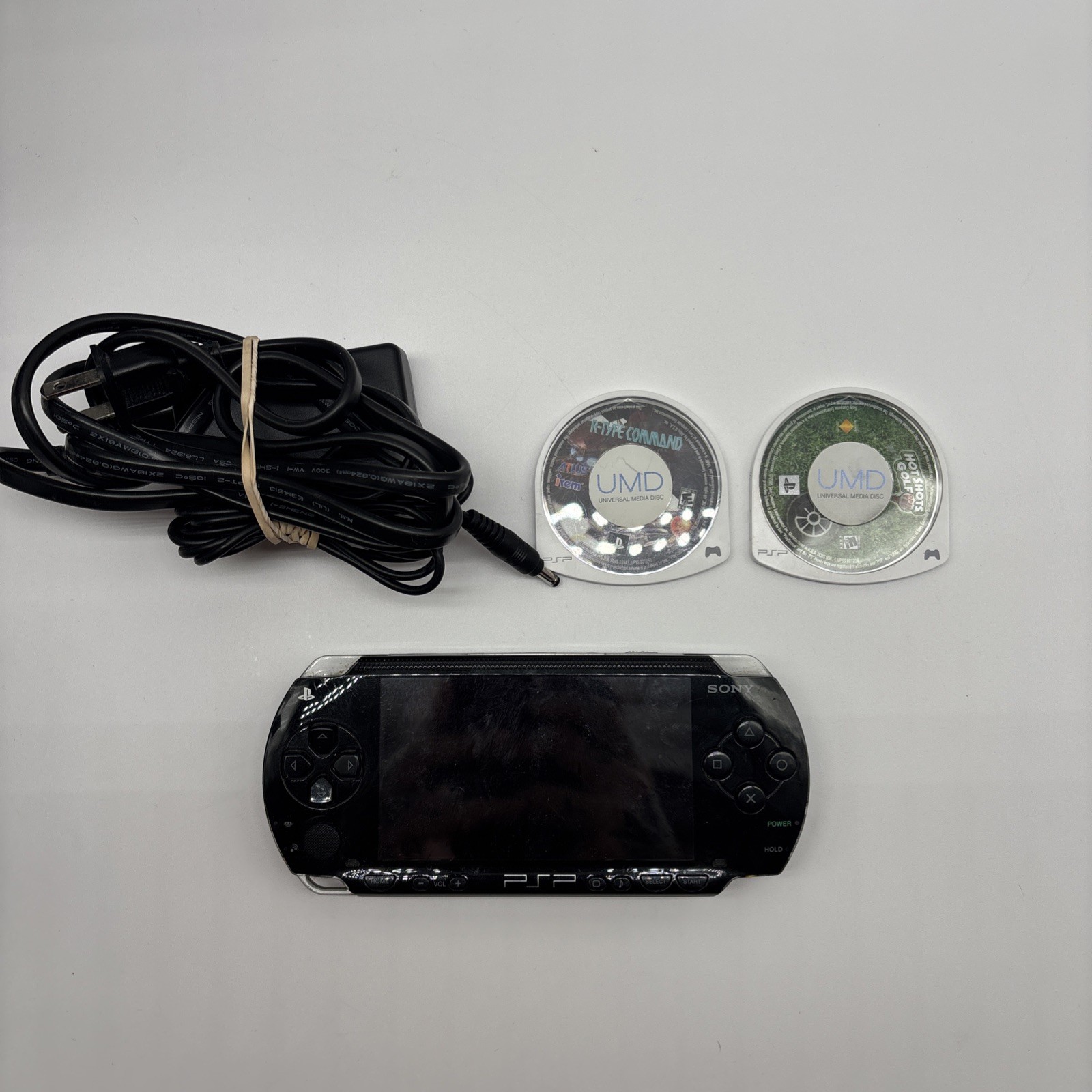Sony PSP Go PSP-1001 PlayStation Portable – Black W/ 2 Games TESTED & WORKING