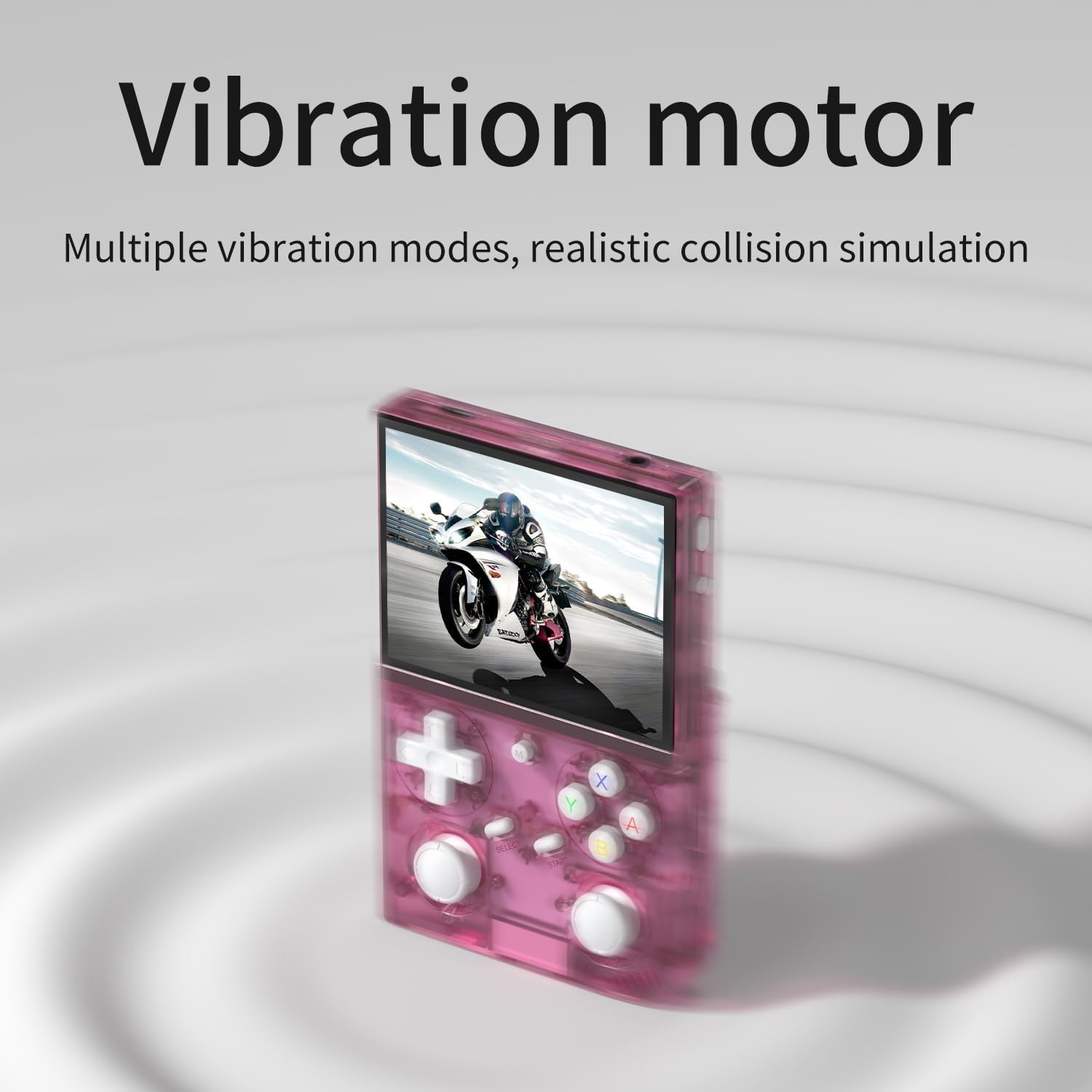G350 Handheld Gaming Console with 3.5″ IPS Screen – Multi-Player, Stylish Pink