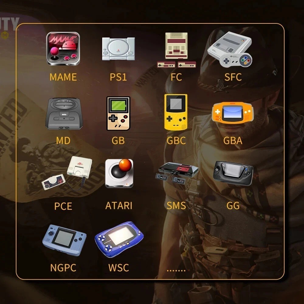 SF3000 Handheld Retro Game Console Video Consoles Built-in 20000 Games MD FC SFC