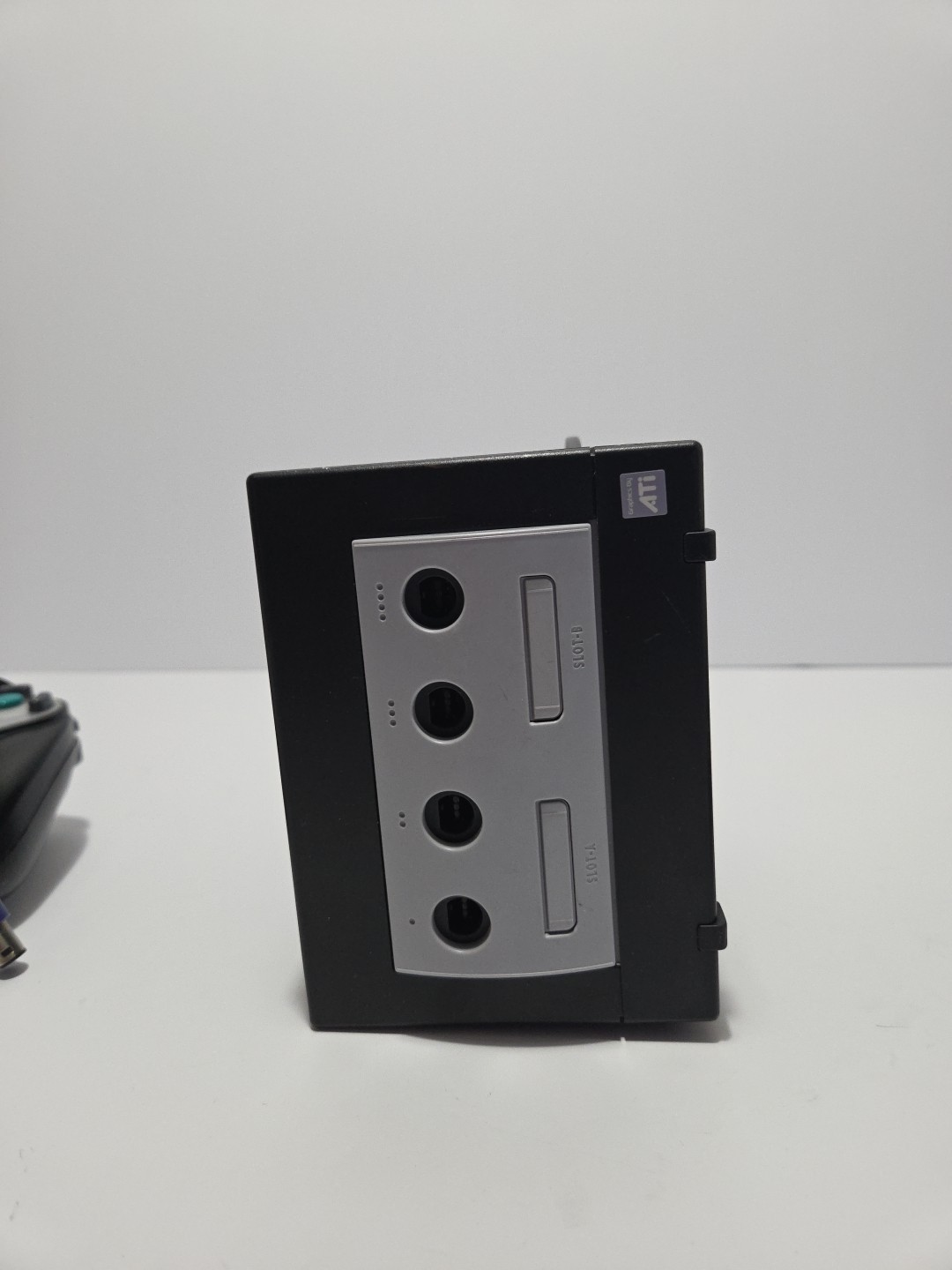 Nintendo GameCube Black Console System with 4 Controllers 1 OEM 3 Aftermarket