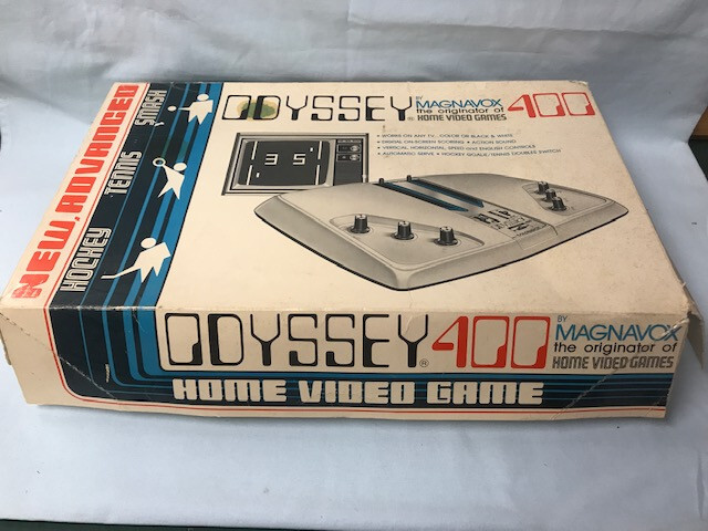 Vintage 1975 Magnavox Odyssey 400 Video Game Console With Box