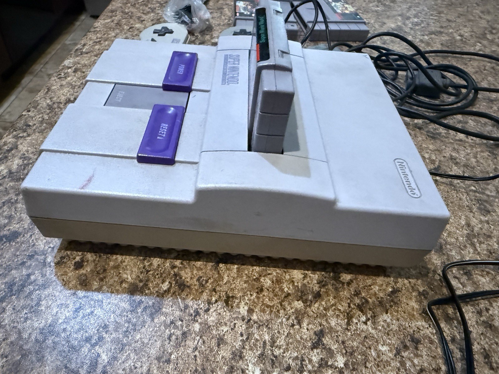 Super Nintendo SNES + Original Control + 3 original Games