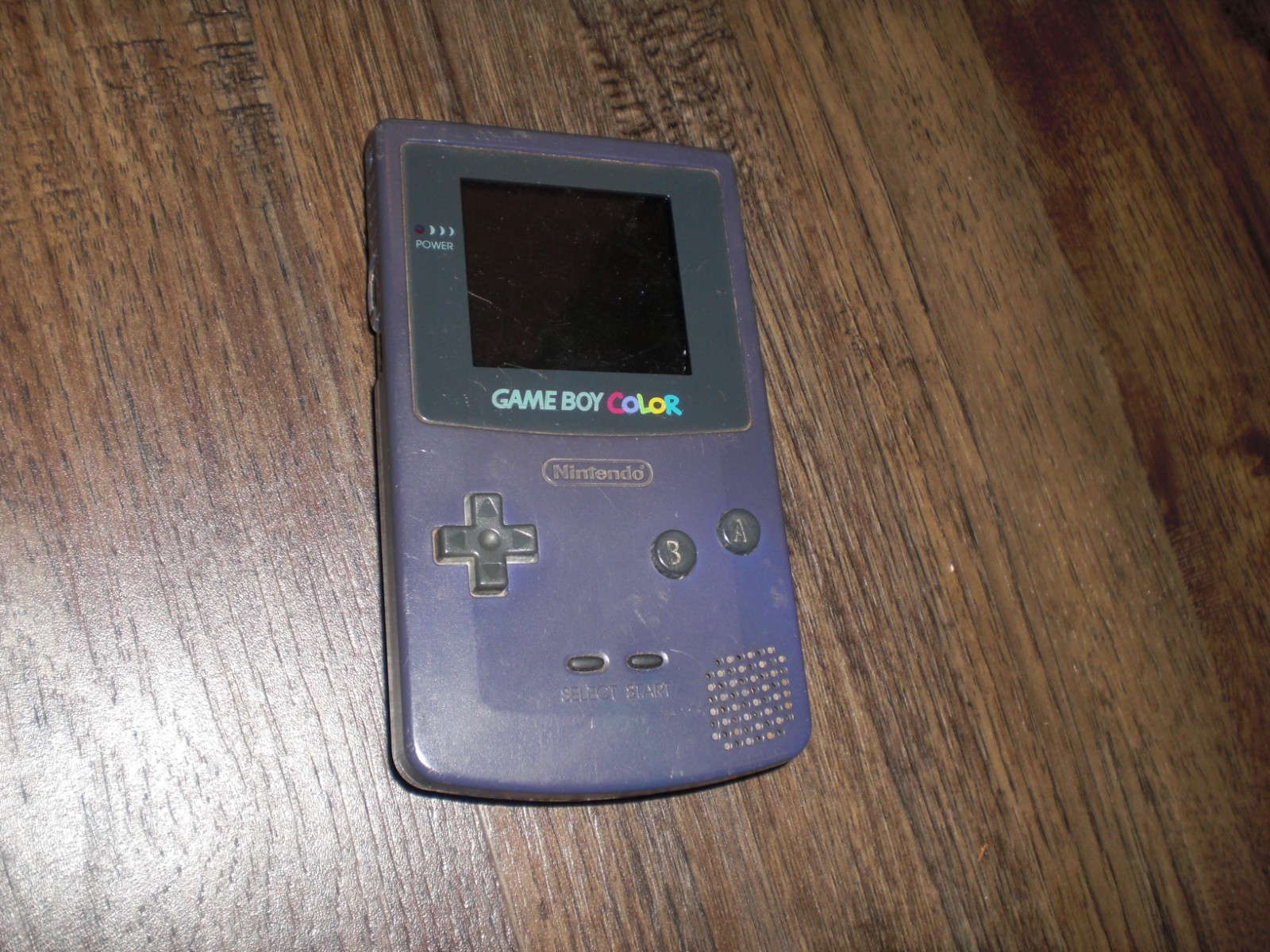 Nintendo Game Boy Color Purple Handheld Console System CGB-001 TESTED WORKS