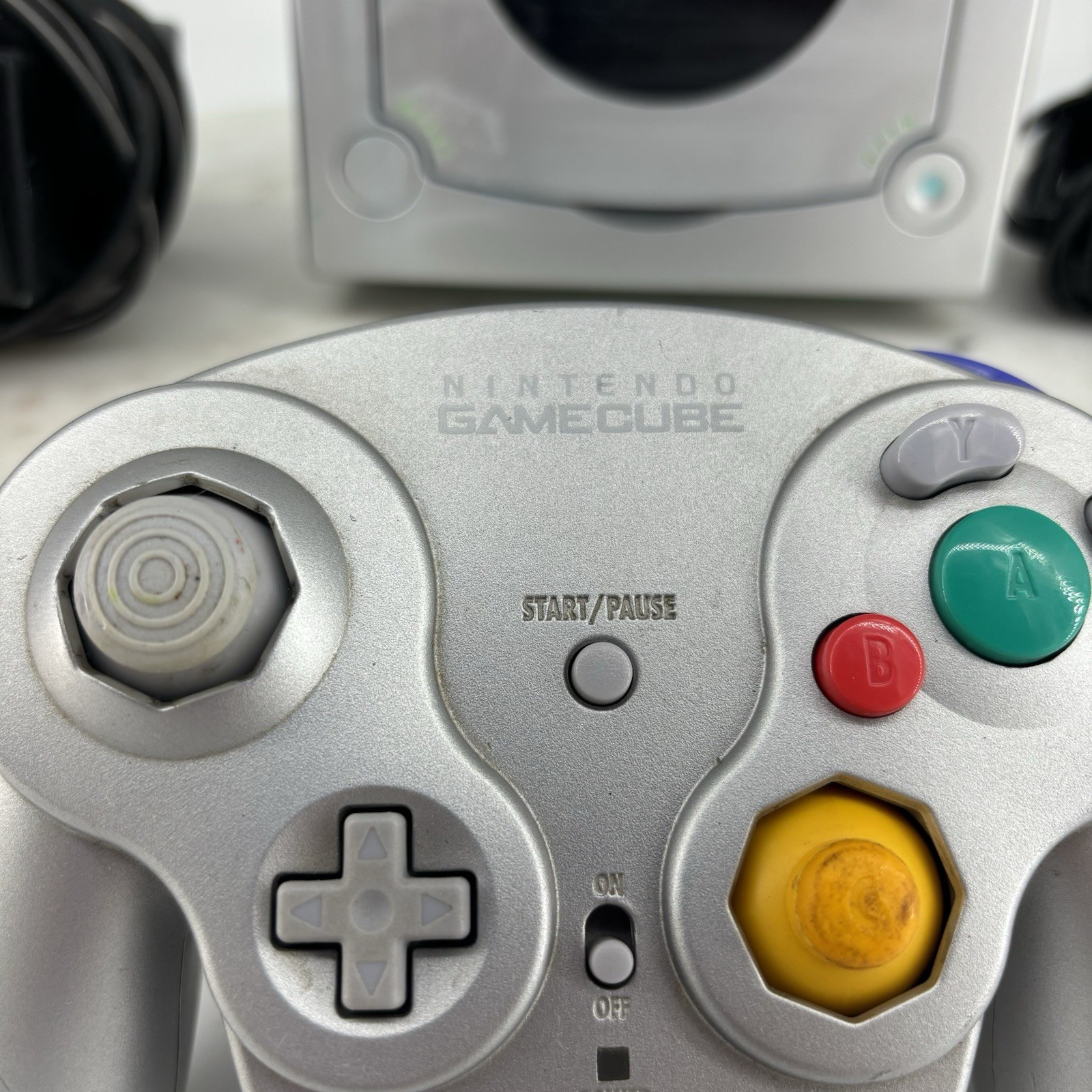 Platinum Silver Nintendo Gamecube System Console – DOL-001