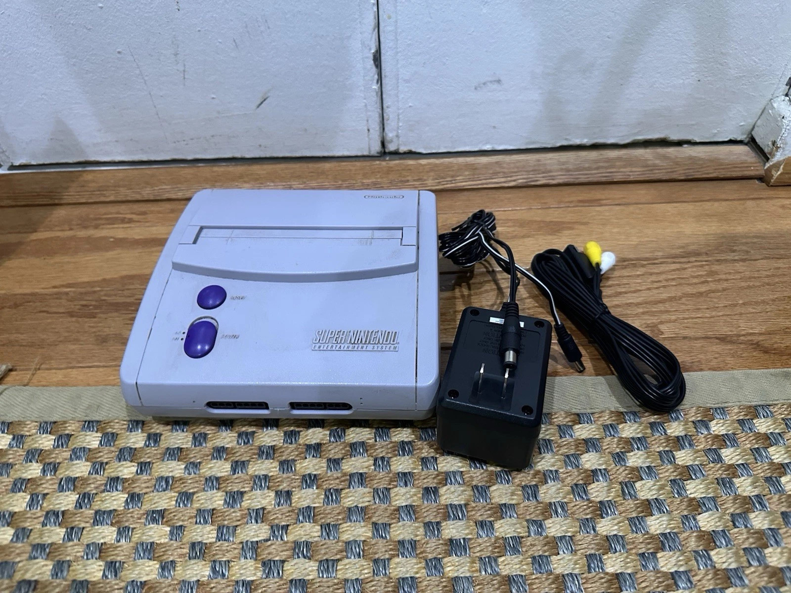 RGB Bypass Custom Super Nintendo SNES JR Mini 1-CHIP SNS-101 Console + Cables H