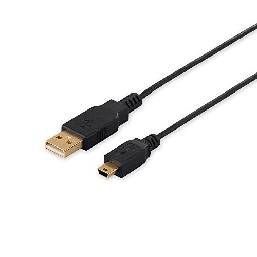 Buffalo USB 2.0 Cable A to miniB Slim Type Black 2m BSUAMNSM220BKfrom JP