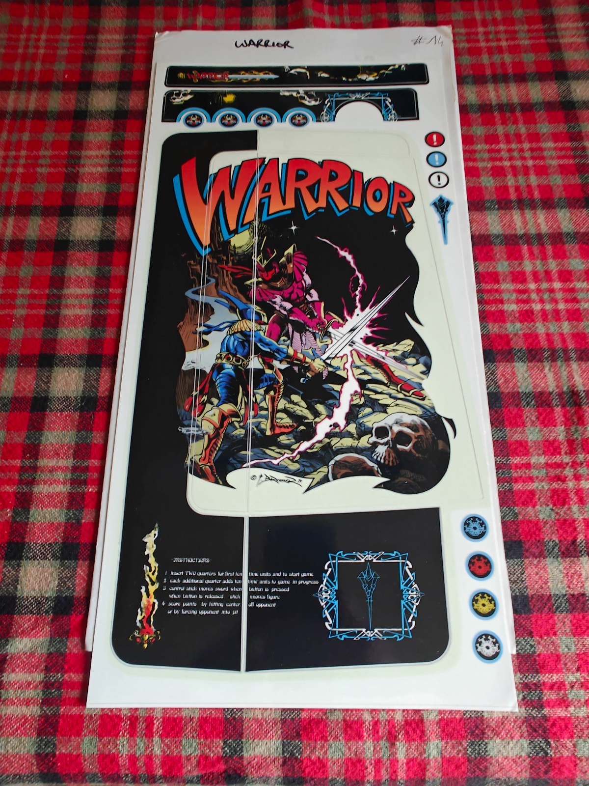 Vectrex Console VectrexWraps Warrior 1st Edition #14/35 Limited Wrap Rare 2014