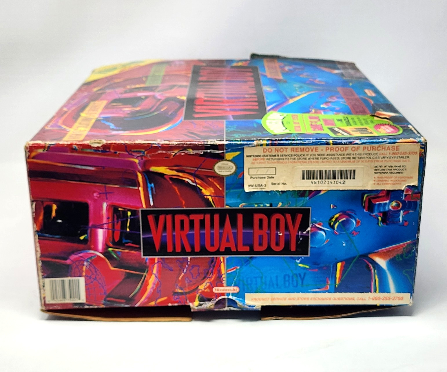 Nintendo Virtual Boy Console Red/Black CIB Complete – TESTED – MATCHING SERIAL