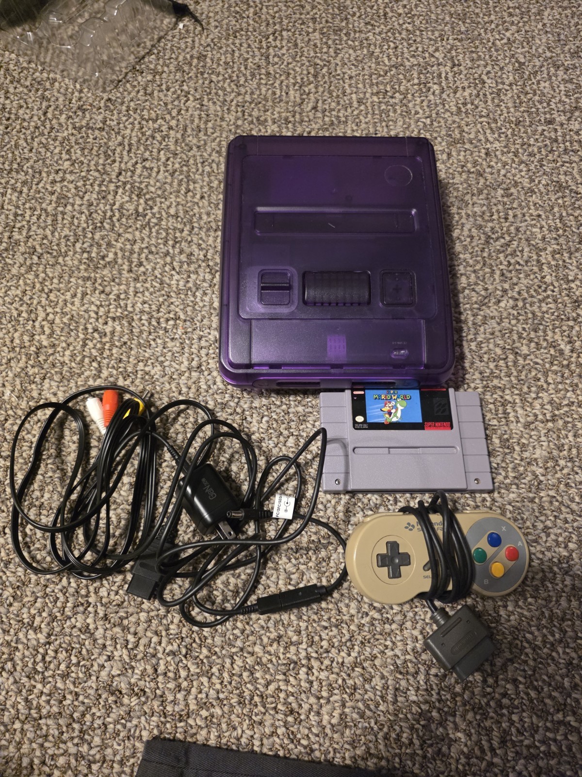 Atomic Purple Super Famicom. Plays Snes And Super Famicom Games