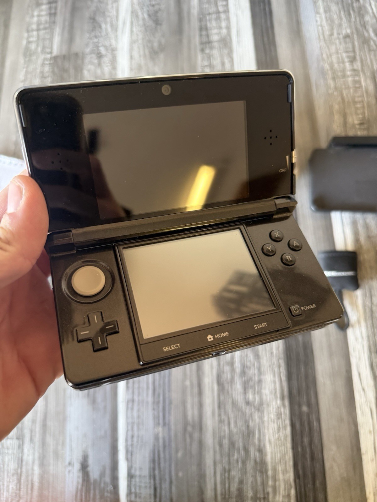 Nintendo 3DS Cosmo Black Console w/ Nintendo Case Tested