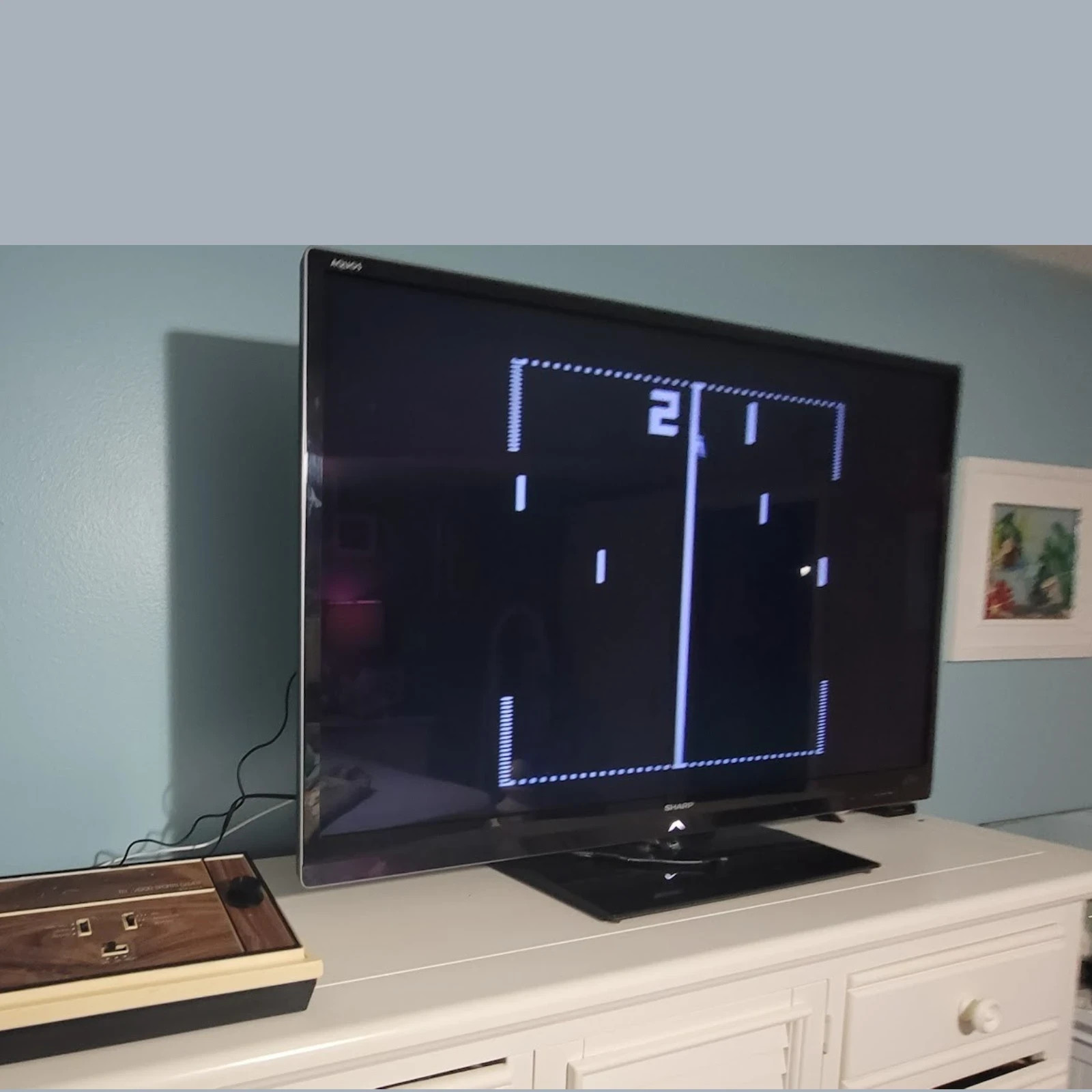 Wonder Wizard Pong System Cleaned & AV Modded USB‑C Model BG7702