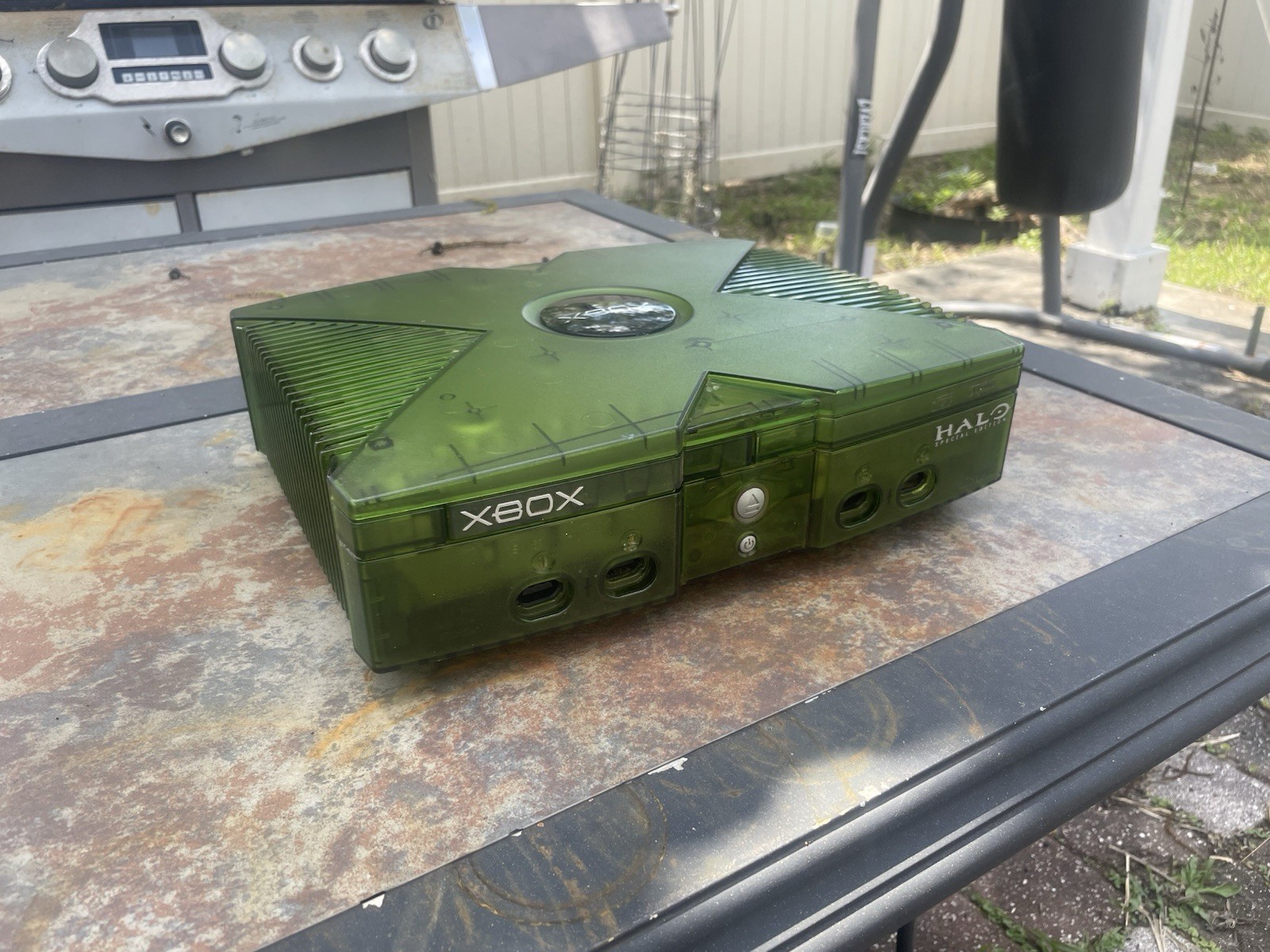 Microsoft Original Xbox Green Halo Edition Console Tested & Serviced