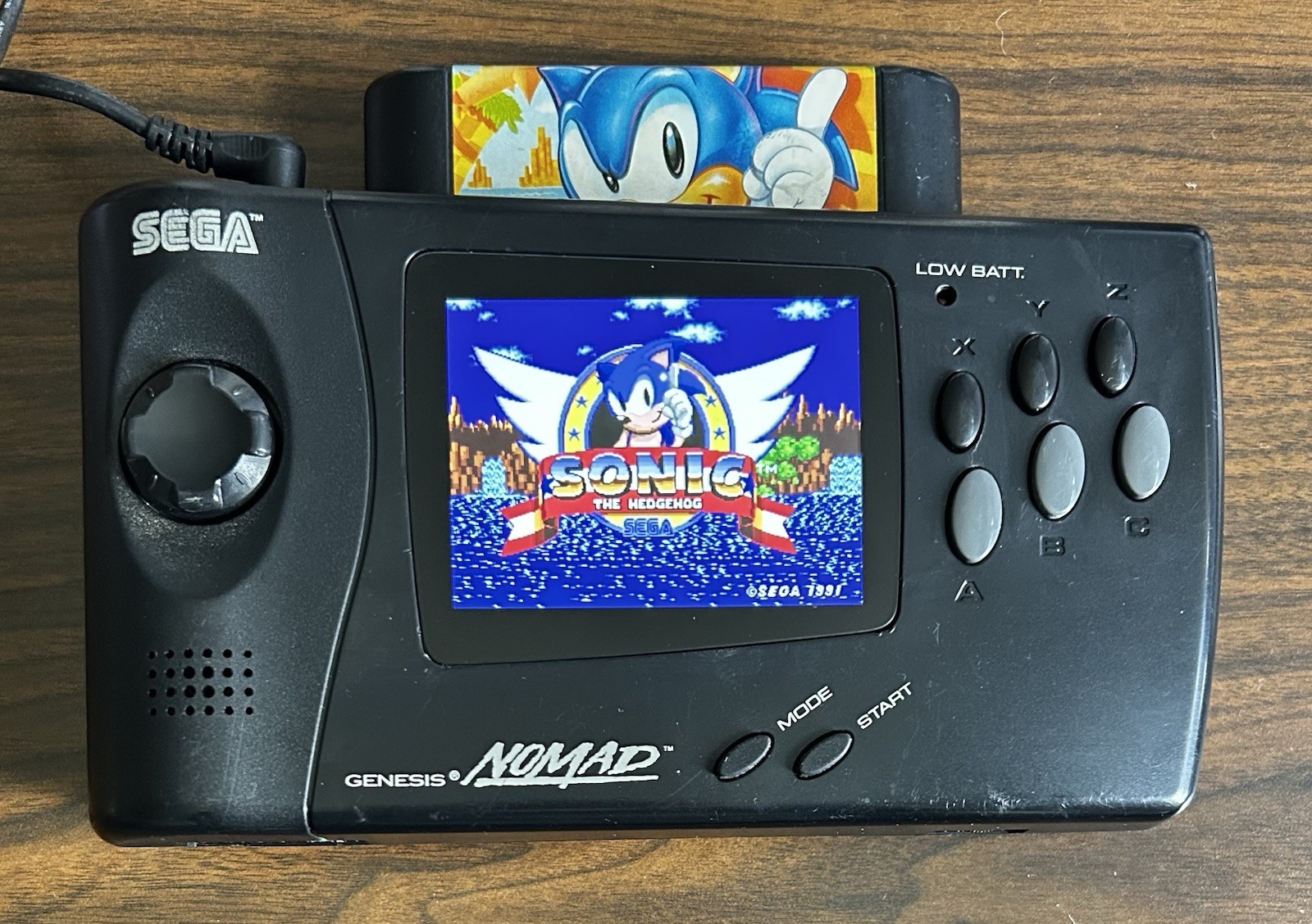 Sega Genesis Nomad MK6100 Tested & Working SCREEN IPS MOD- FAST SHIPPING