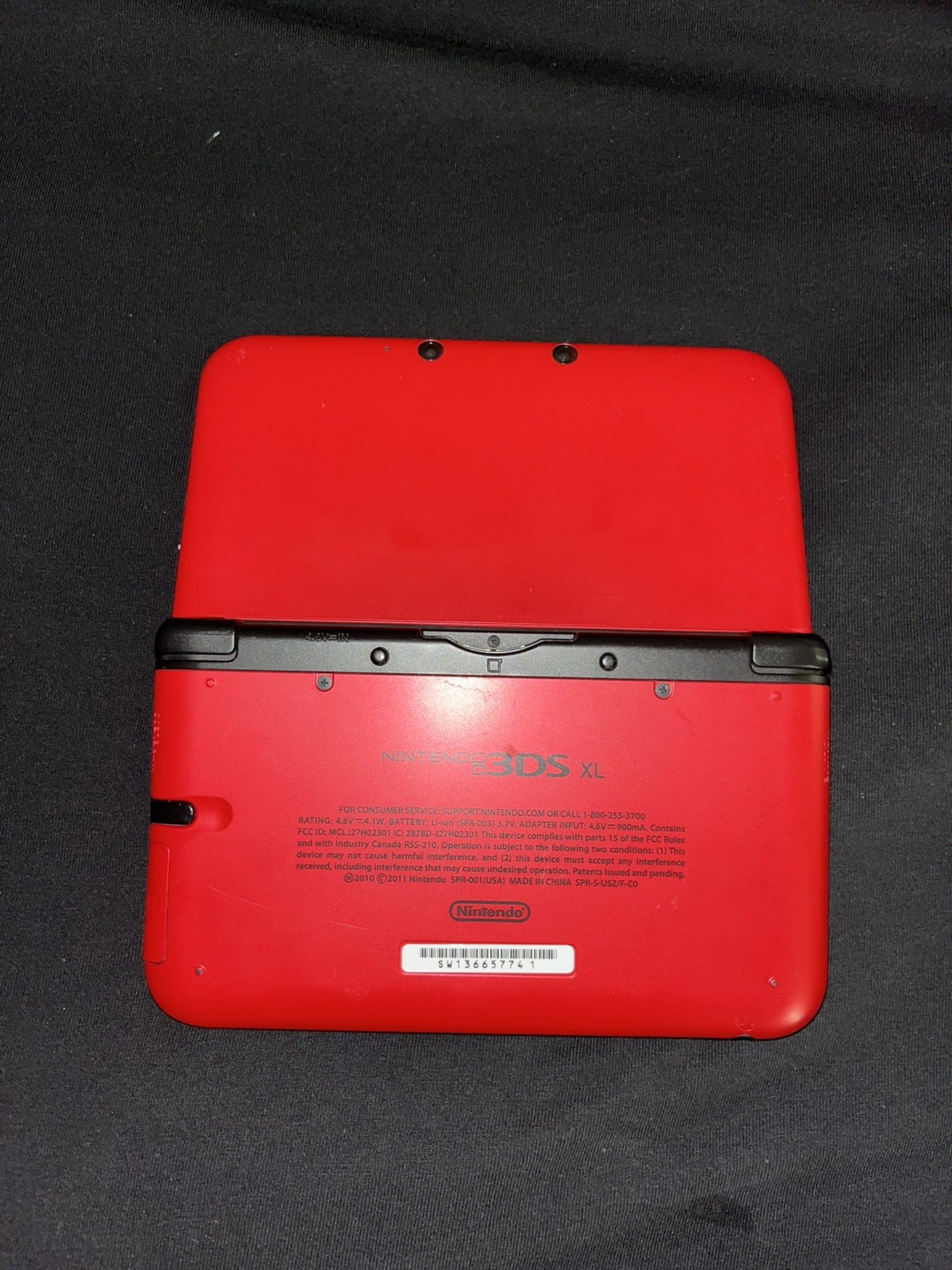 Nintendo 3DS XL Red Console bundle