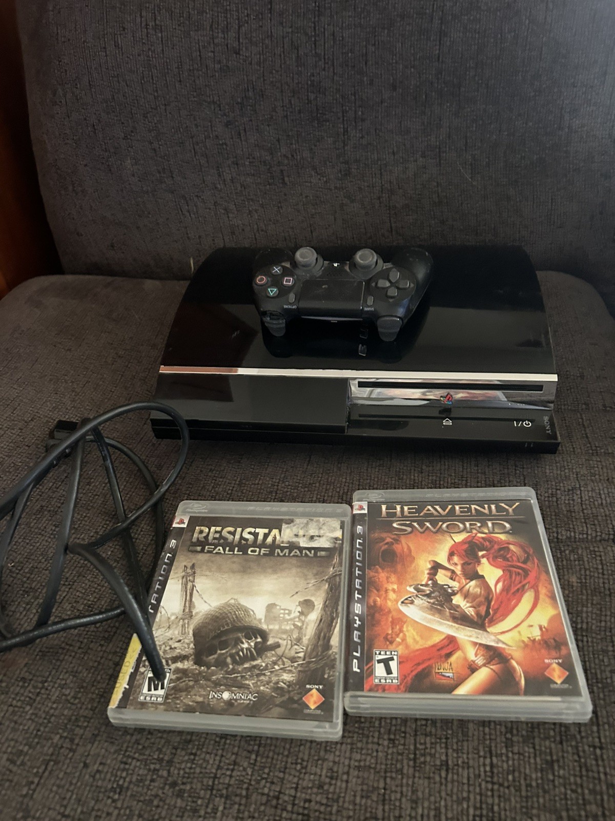 Sony PS3 CECHA01 60GB Backwards Compatible Console w/ OEM Controller & Cables