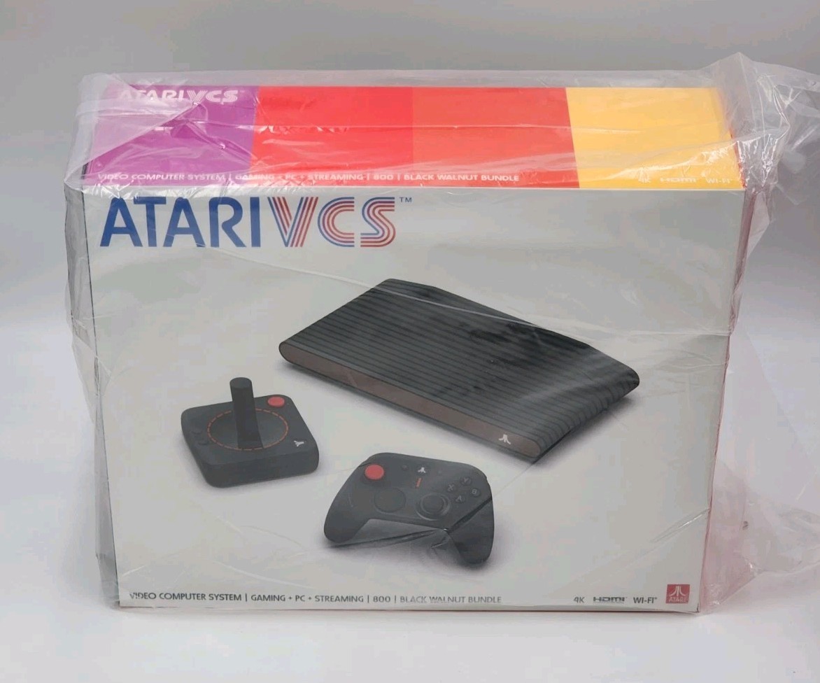Brand New Atari VCS 800 32GB Console All-In Bundle Black Walnut 4K HDMI WIFI