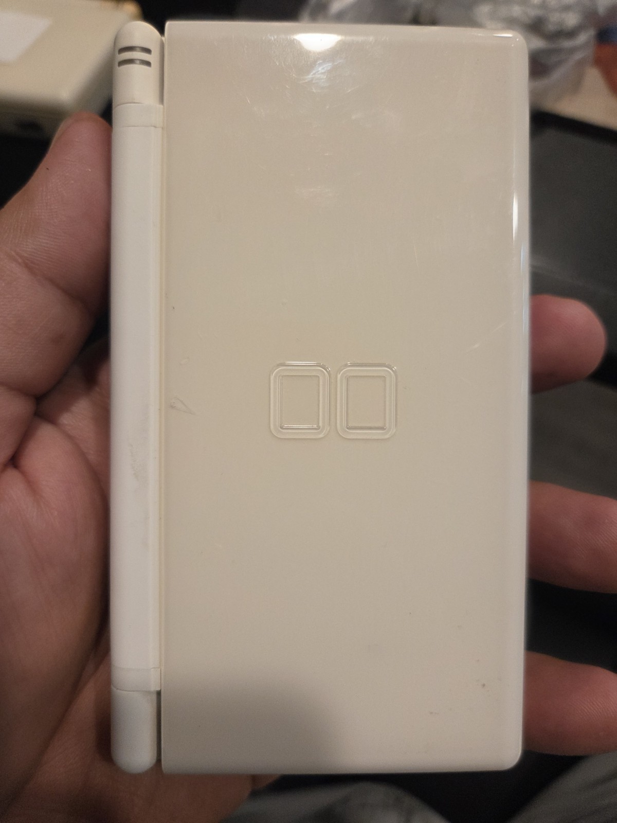 Nintendo DS Lite USG-001 JPN White Handheld Console Stylus & Cable