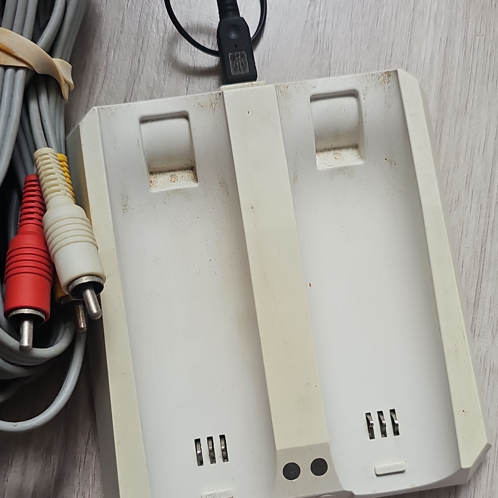 Nintendo Wii Video Game Consoles and Cables Set for Parts Only