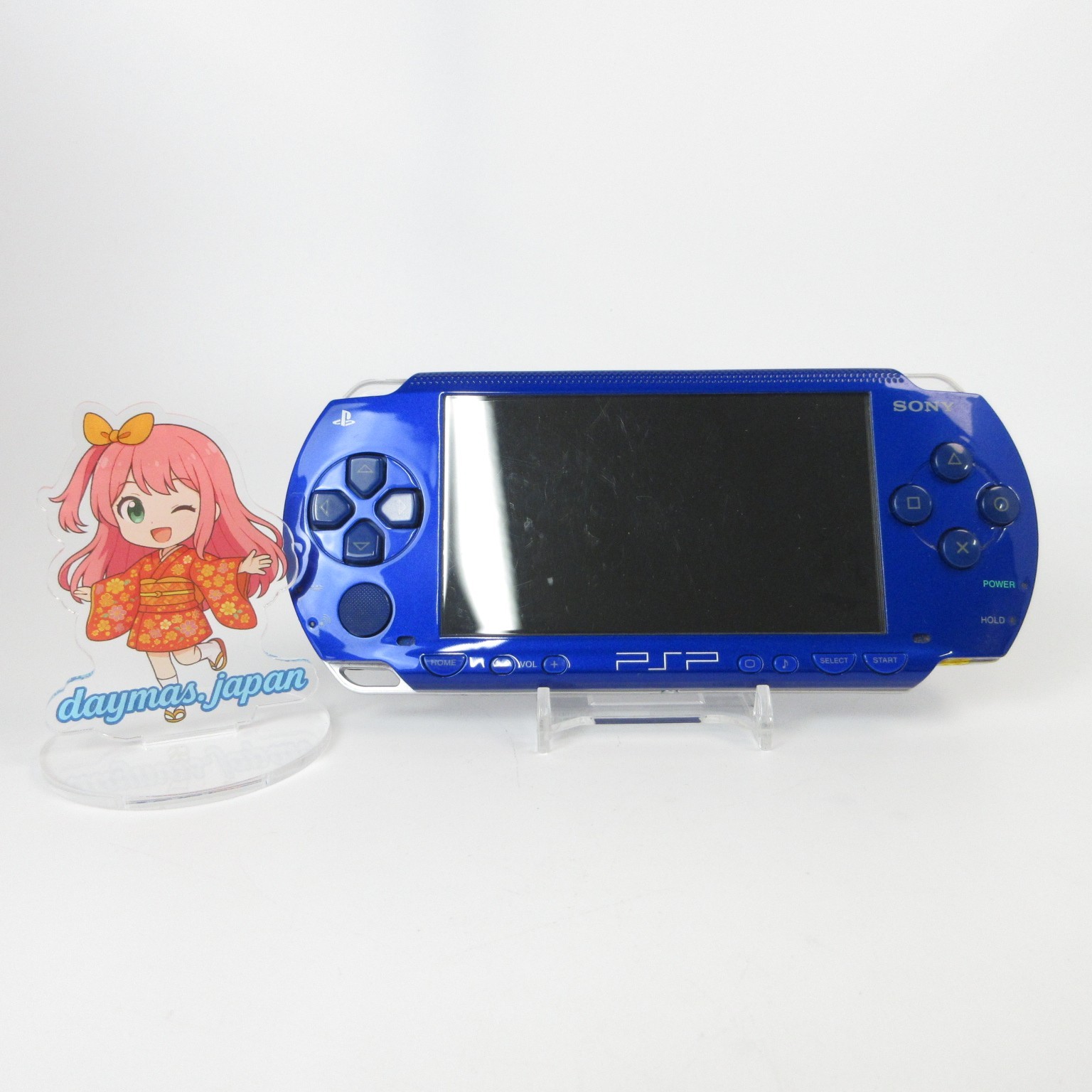 【Good】Sony PSP-1000 Metallic blue Console Only No Battery Japanese Ver. #RET0318